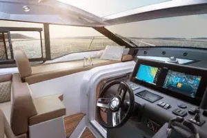 Bavaria SR38 cockpit spacious outdoor seating area