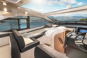Bavaria SR41 aerial view luxury yacht Croatia