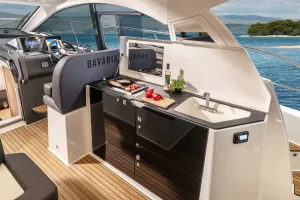 Bavaria SR41 galley kitchen onboard