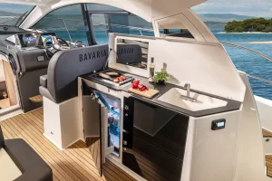 Bavaria SR41 galley kitchen onboard