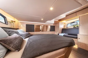 Bavaria SR41 guest cabin modern yacht interior